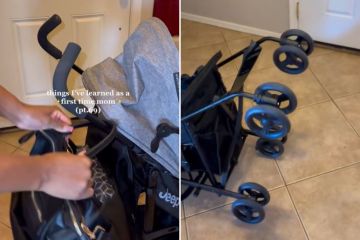 Mum shares a hack to stop your baby bag causing your pushchair to tip over