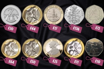 The 10 rarest and most valuable coins revealed worth up to £136