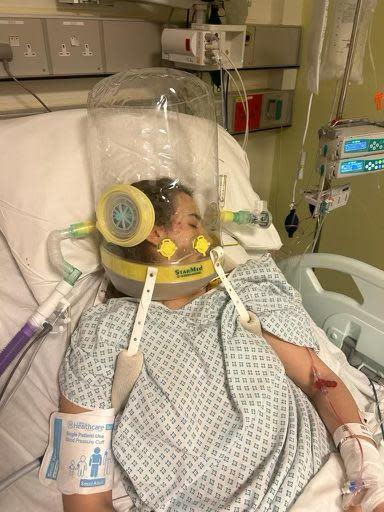 The Northern Echo: Danielle spent two weeks in hospital. 