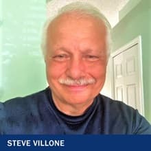 Steve Villone with the text Steve Villone