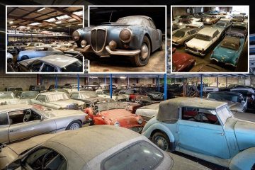 Recluse's classic car collection up for auction after being found in barn