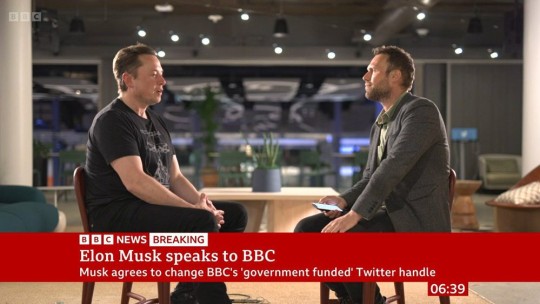 Elon Musk sat down for a last-minute interview with the BBC's James Clayton