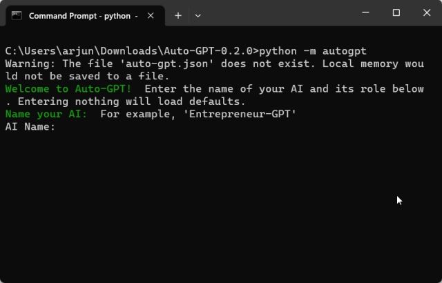 Install Auto-GPT on Windows, macOS, and Linux