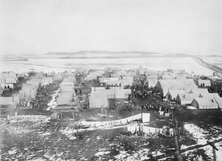 Dire accommodation in Ludlow, Colorado, 1913. At least 19 people were killed in April 1914 when a strike over living conditions in the company town was put down violently by the National Guard