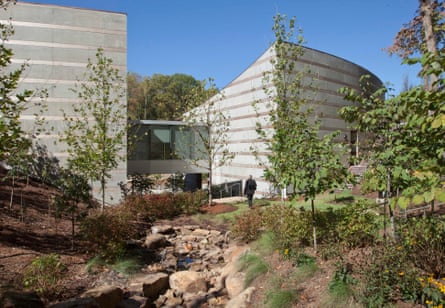 Crystal Bridges Museum of American Art in Bentonville, Arkansas, was built by Walmart’s Walton family at a cost of $450m