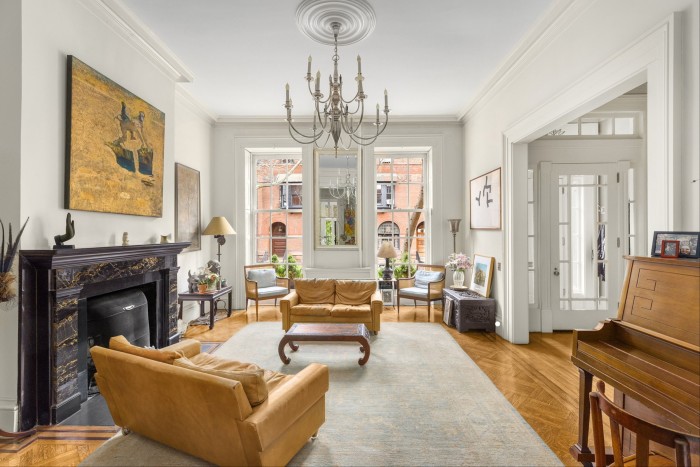 A four-bedroom town house in Brooklyn Heights, $22,000 per month