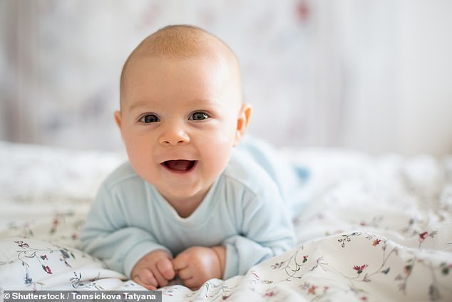 The baby coach also stresses the importance of tummy time.  A 2018 study of 22 six-month-old babies found those with more 'tummy time' during the day are more active, which tires them out