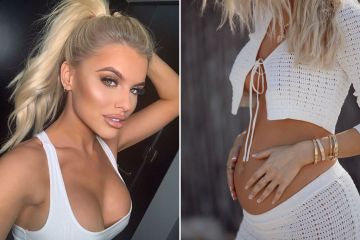 Love Island's Hayley Hughes reveals shock pregnancy as she shows off growing bump