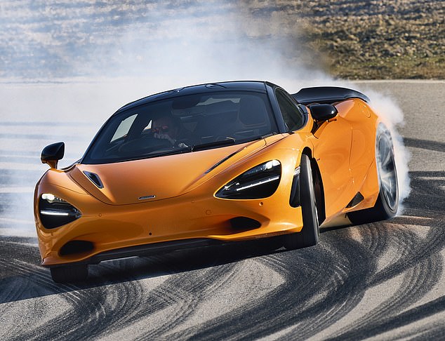 Hot stuff: Supercar firm McLaren has unleashed its latest model — the 206 mph 750S