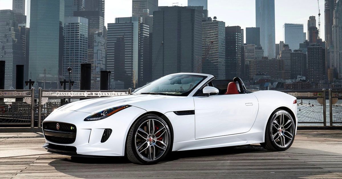 2016 Jaguar F-type Convertible In White