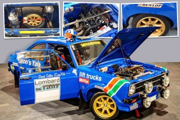 Rare classic Mk2 Ford Escort rally car up for auction at eye-watering price