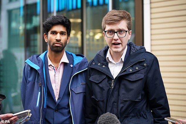 Dr Robert Laurenson (pictured: right) has played a key role in plotting the devastating 96-hour industrial action