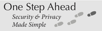 One Step Ahead: Security & Privacy Made Simple logo