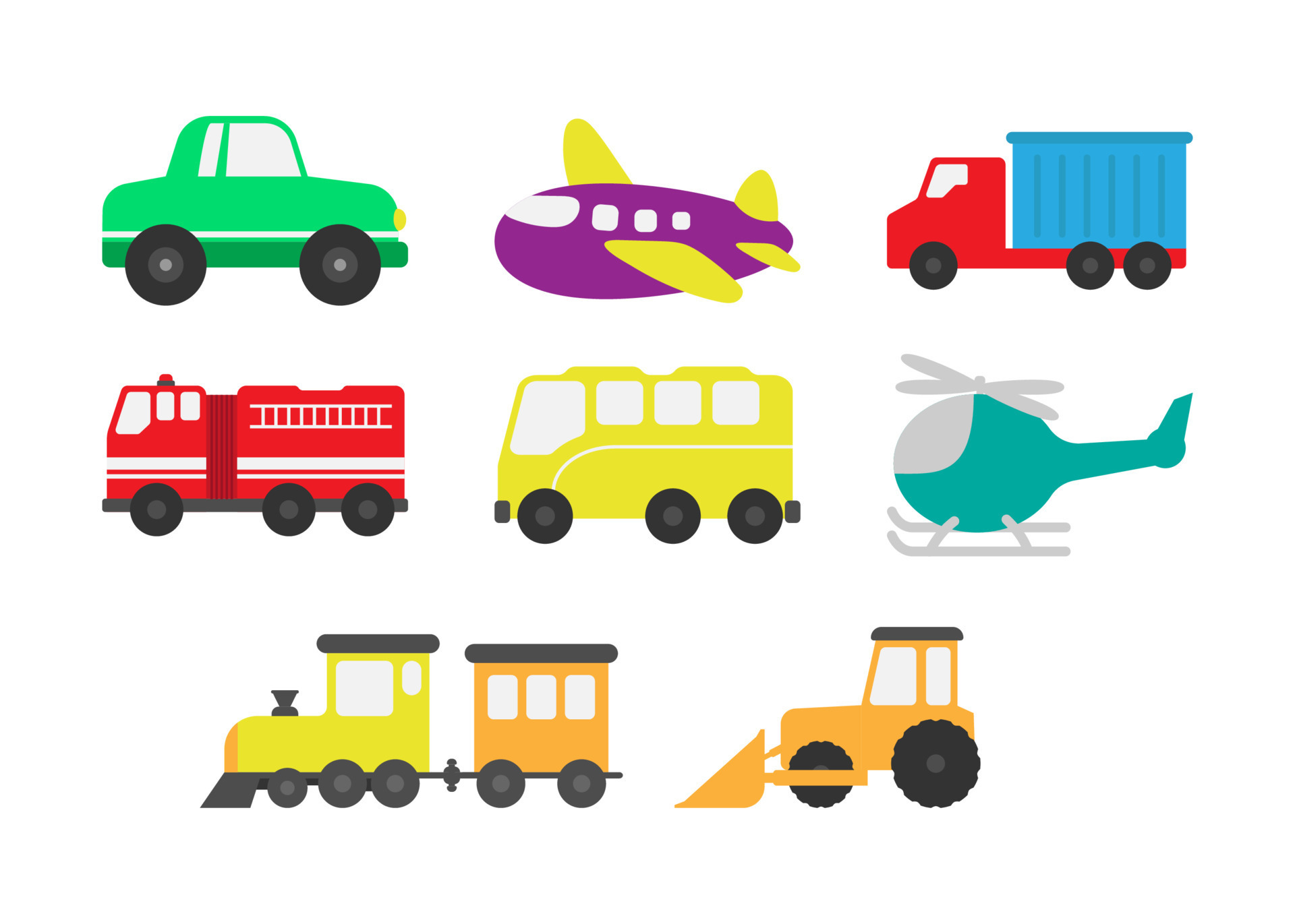 transportation clipart illustration icon design template vector 7459796 vector art at vecteezy