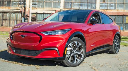 2021 Ford Mustang Mach-E at Model T factory