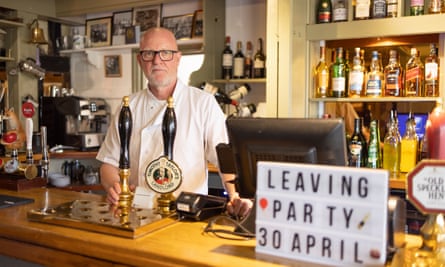 Simon Cleary, who runs the Plough near Saffron Walden and who will be closing the pub down because of rising energy bills.