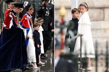 Princess Charlotte 'twins' with Kate Middleton in matching coronation outfits