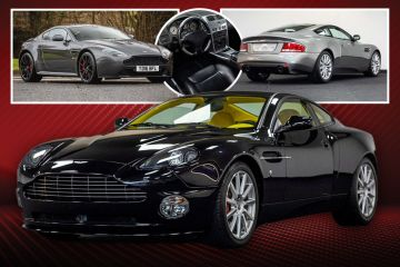 Stunning trio of Aston Martin V12 Vanquish 'modern classics' up for auction 