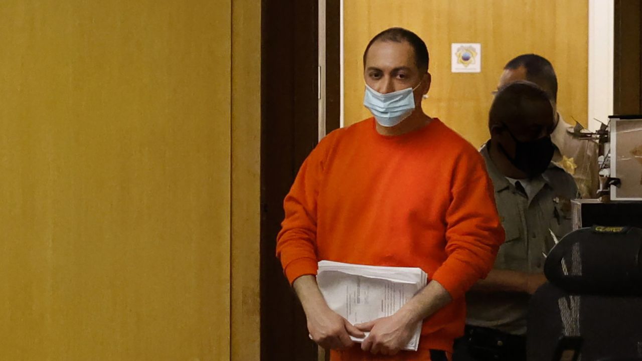 Nima Momeni, charged with murder in the killing of Cash App founder Bob Lee, enters the courtroom at the Hall of Justice on Thursday, May 18, in San Francisco.