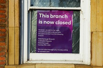 Major high street bank to close further branches over the next few months