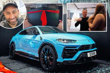 We splashed £340k on the UK’s priciest gender reveal using my Lamborghini