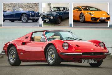 Stunning fleet of classic Italian cars being sold at auction for a cool £1m