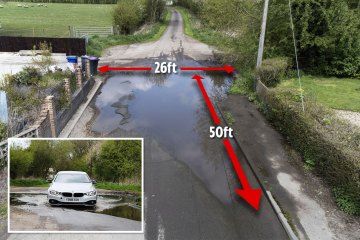 Fury over 'UK's largest pothole' which keeps getting 'bigger and bigger'