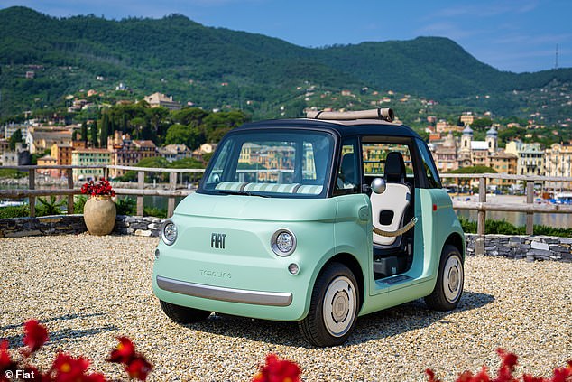 Is this the cutest new car of 2023? The Fiat Topolino is a two-seat electric quadricycle aimed at younger people wanting to get around the city in a sustainable mode of transport