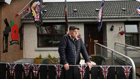 David Coburn pictured outside his home