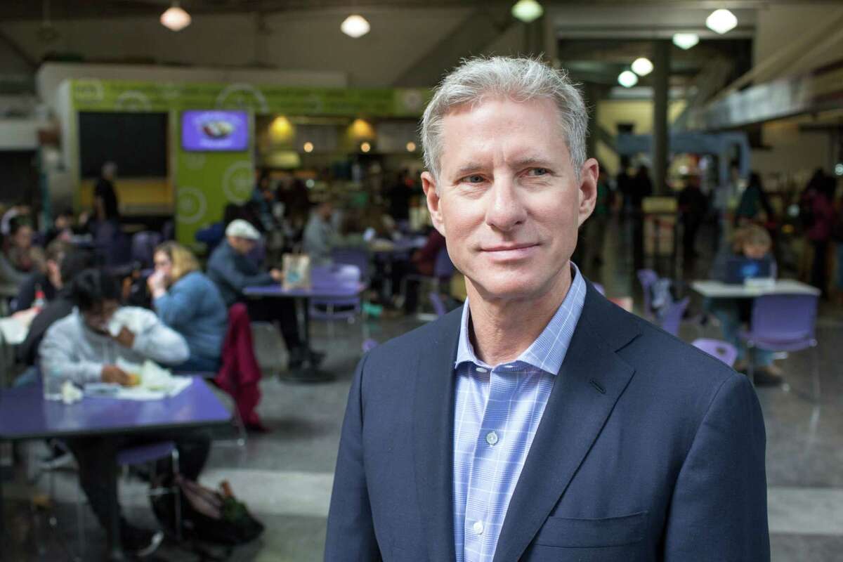 Chris Larsen, business executive and co-founder of the company Ripple Labs, Inc., is providing San Francisco groups with money to help spur the city’s shopping districts.