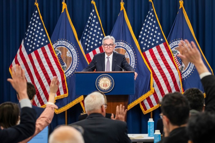 Federal Reserve chair Jay Powell at last week’s press conference