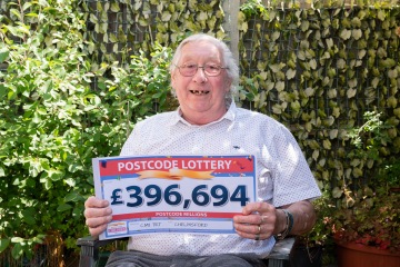 I won the entire £400k Postcode Lottery prize for my area after lucky twist