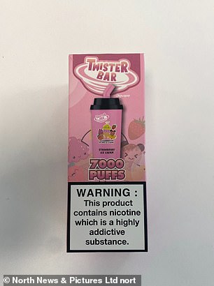 It is illegal to sell vapes to under-18s but social media carries posts from teenagers showing vapes and discussing flavours such as pink lemonade, strawberry, banana and mango