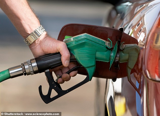 Fools fuel: The Birchanger Green service station on the M11 was charging 168.9p a litre for petrol, when a Tesco station a mile away was charging 145.9p