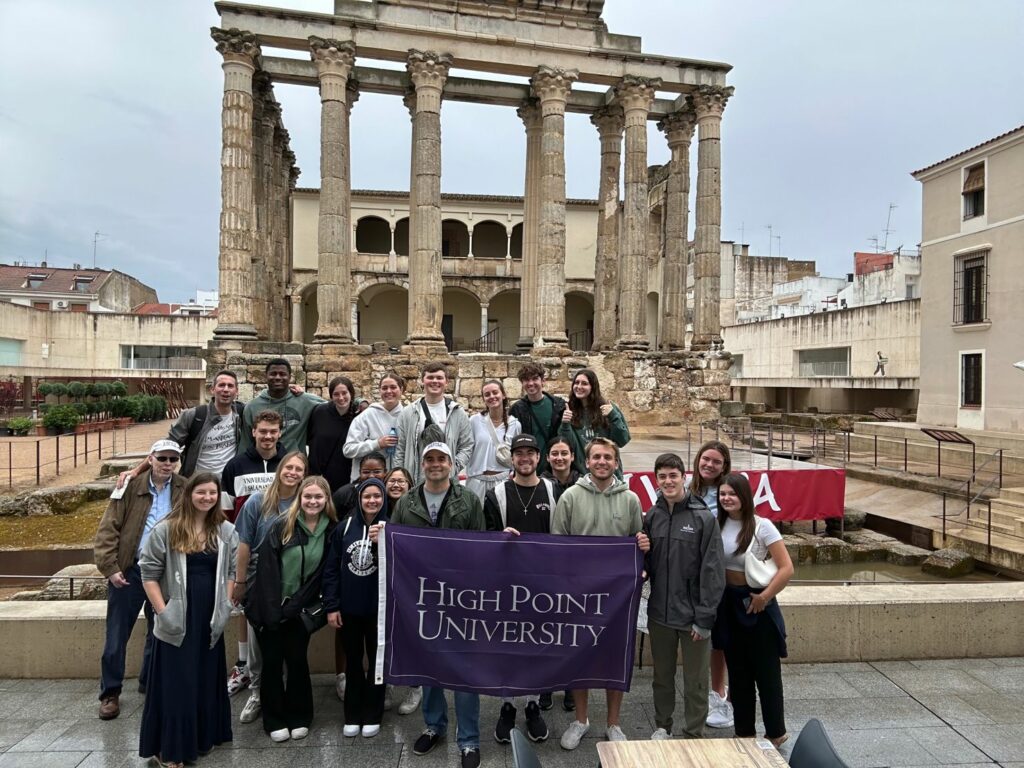 HPU Marketing in Spain students visit Merida, known as Augusta in Roman times, to explore Spanish culture and marvel at the majestic ancient architecture.