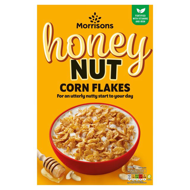 Honey Nut Corn Flakes, now £1.25, down from £1.95 at Morrisons
