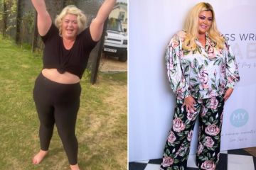 Gemma Collins shows off slim waist in skintight leggings & snubs weight loss surgery