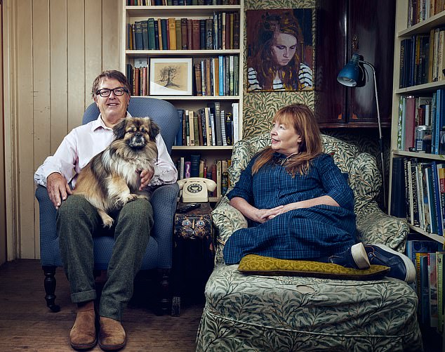 Armchair critics: Giles and Mary in Channel 4's hit show Gogglebox