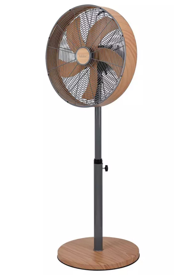 The Habitat pedestal fan is very powerful and moves air briskly across the room