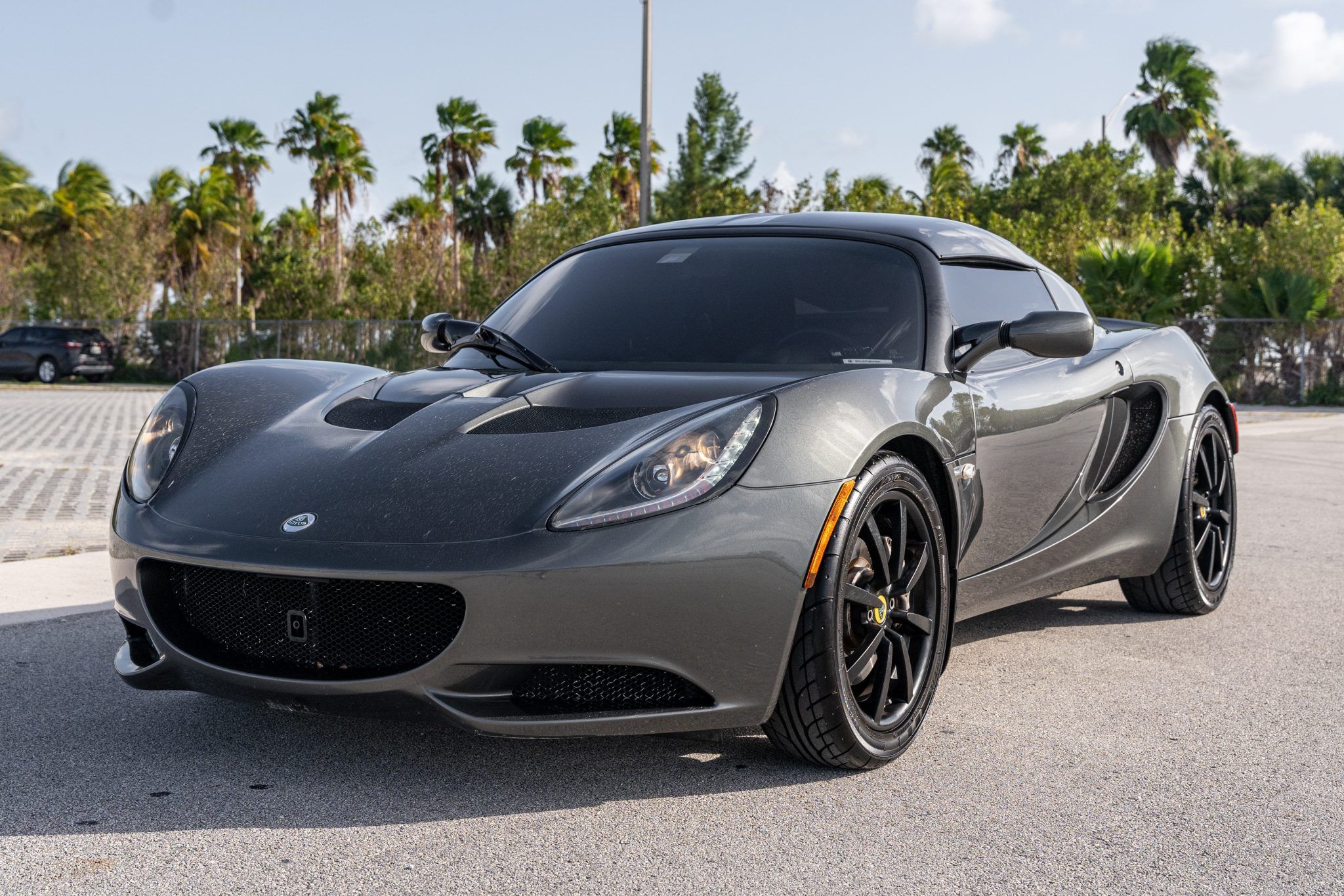 2011 Lotus Elise Gray Sports Car Parked