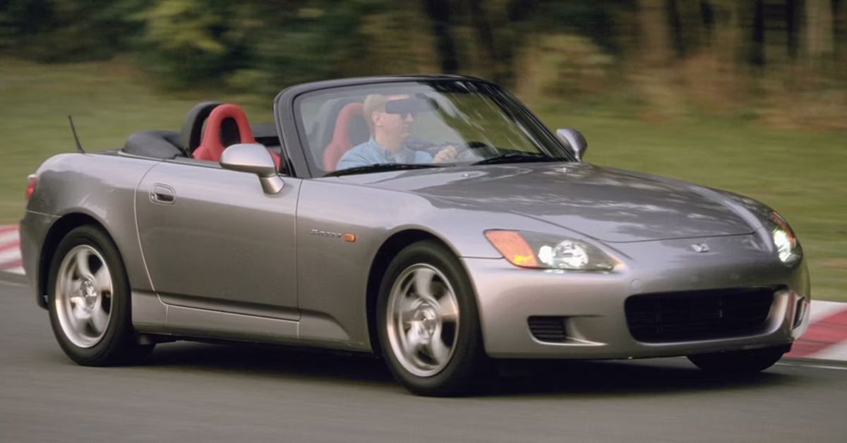 Gray Honda S2000