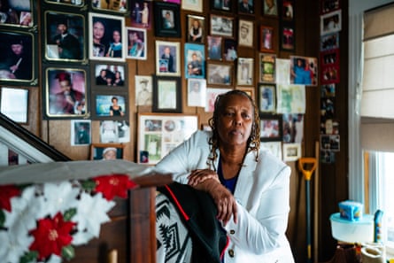 Kathryn Douglas in her home in East Canfield, Detroit. She has lived there since the 1950s, witnessing the transformation of her neighborhood.