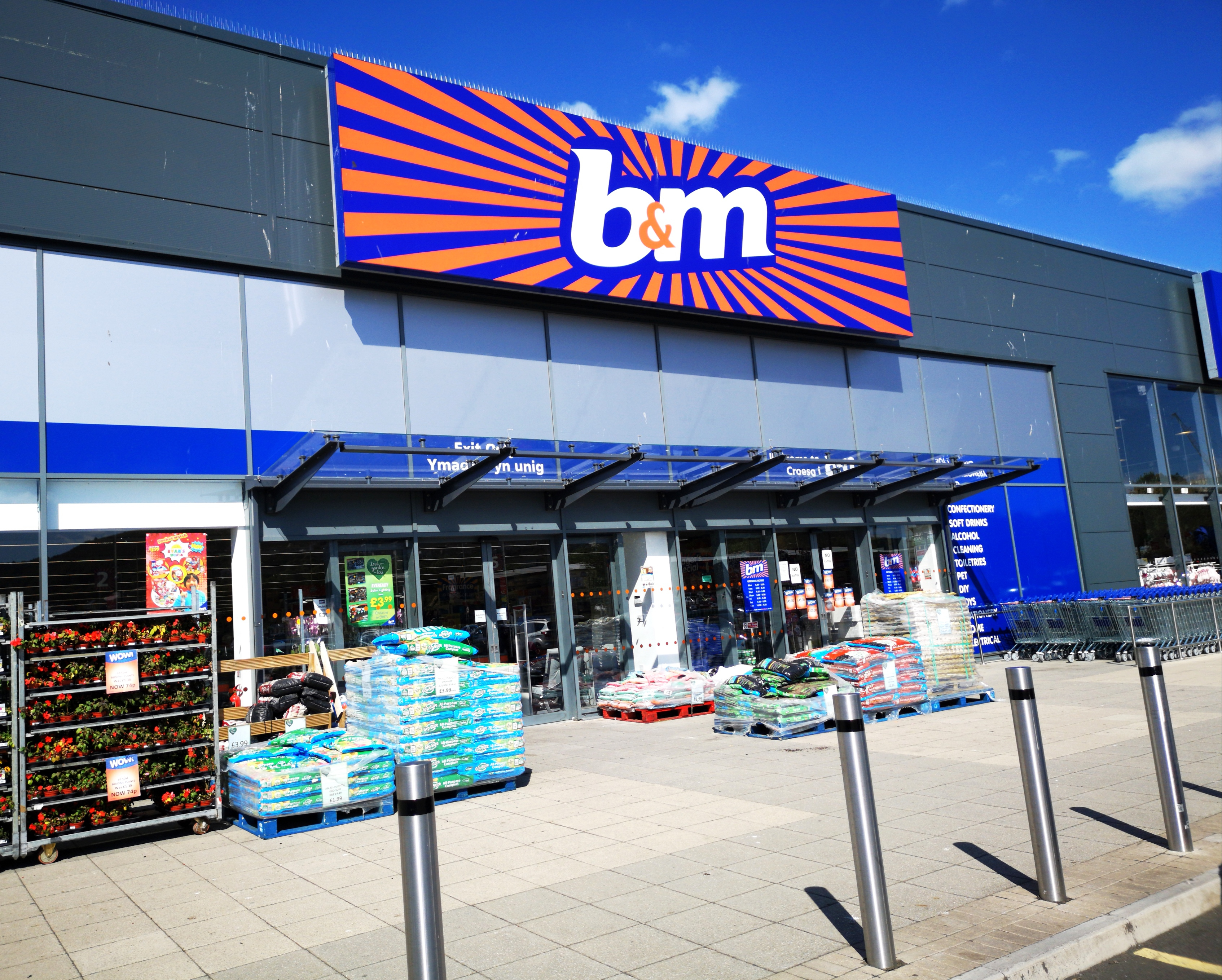 The company behind B&M said sales had risen 13.5 per cent to £1.3billion in the three months to June 24