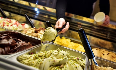 Gelato on display at Swoon’s Bristol branch