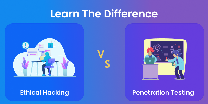 Ethical Hacking VS Penetration Testing: Learn The Difference