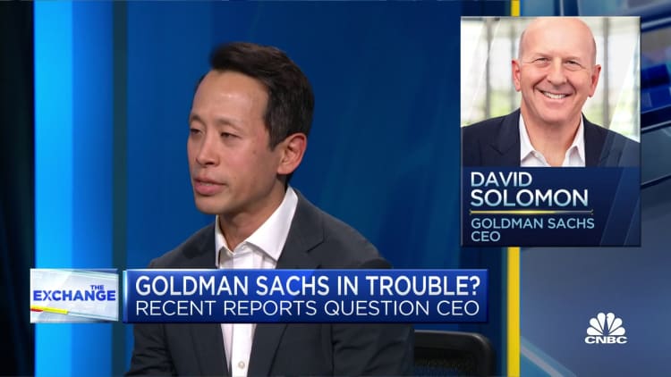 Goldman Sachs employees are concerned about CEO David Solomon's leadership style