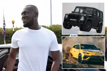 Inside Stormzy's bling car collection from £100k Mercedes G Wagon to £200k Lambo