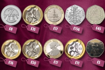 The 10 rarest and most valuable coins revealed worth up to £156