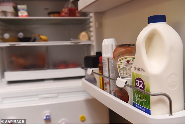 Storing milk in the fridge door can slash its shelf life, as this is the warmest spot