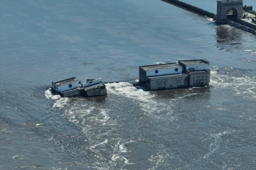 Fears food prices could rise even higher after major flooding in Ukraine